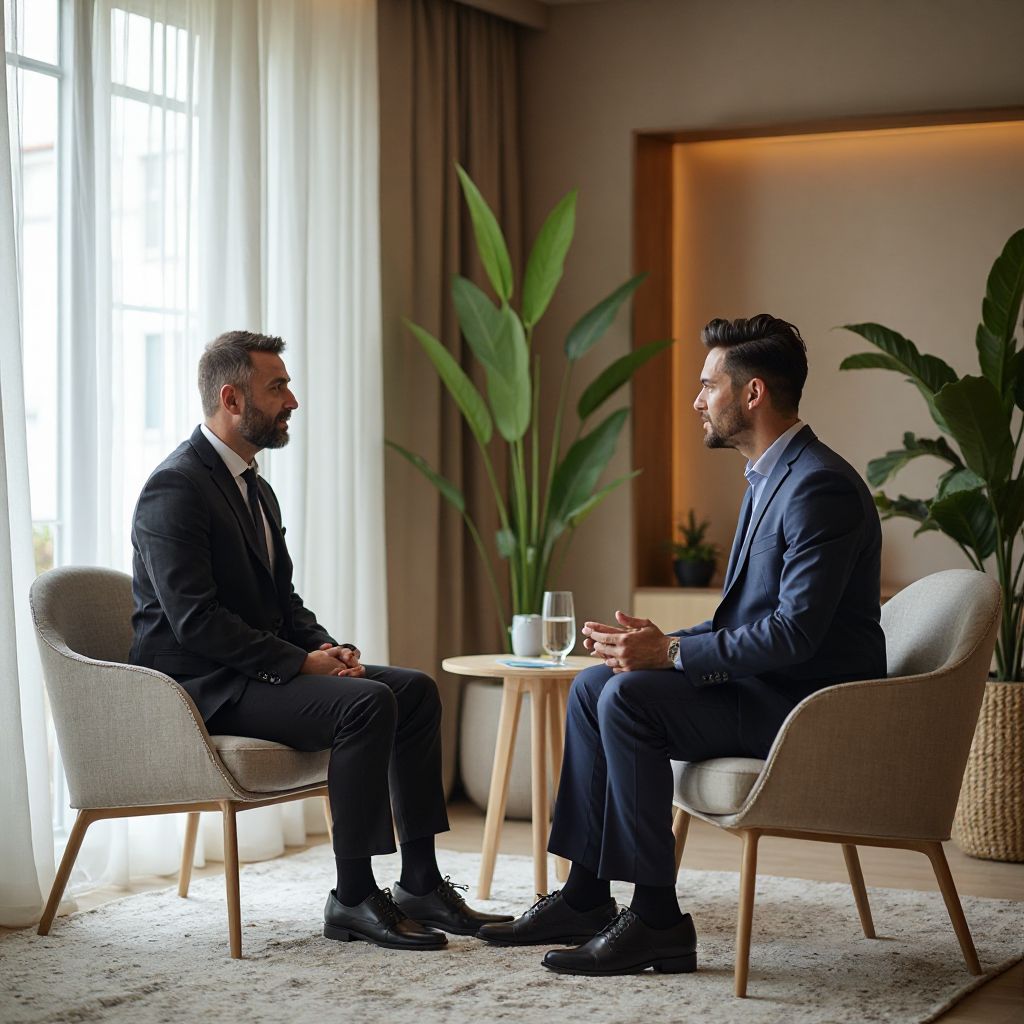 Executive coaching one-on-one session