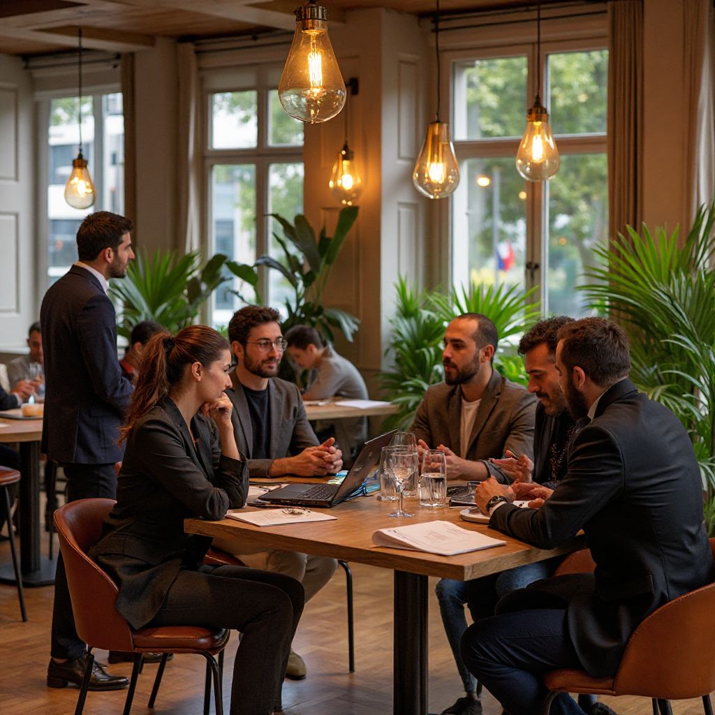 Networking event for business clients