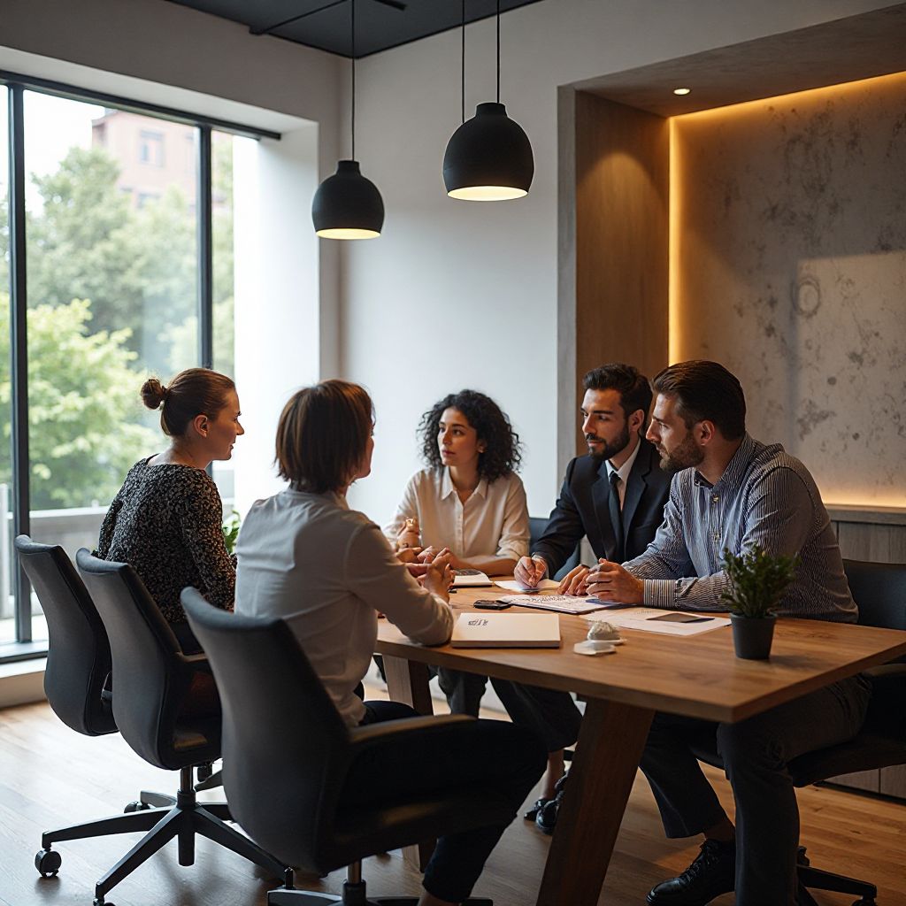 Cross-cultural business meeting in Turkey