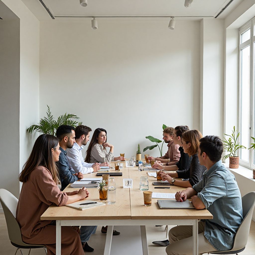 Creative business workshop in progress