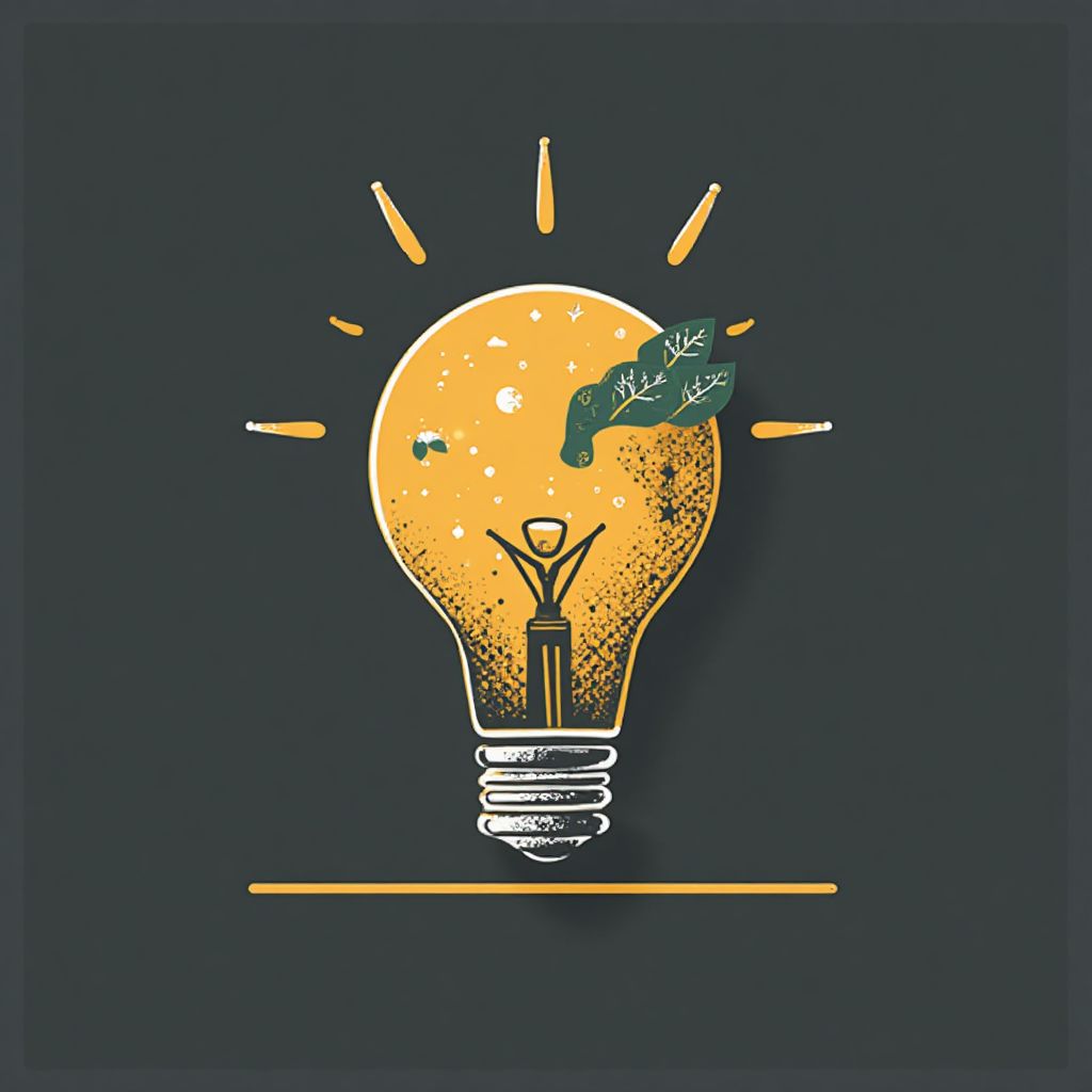 Innovation methodology icon illustration