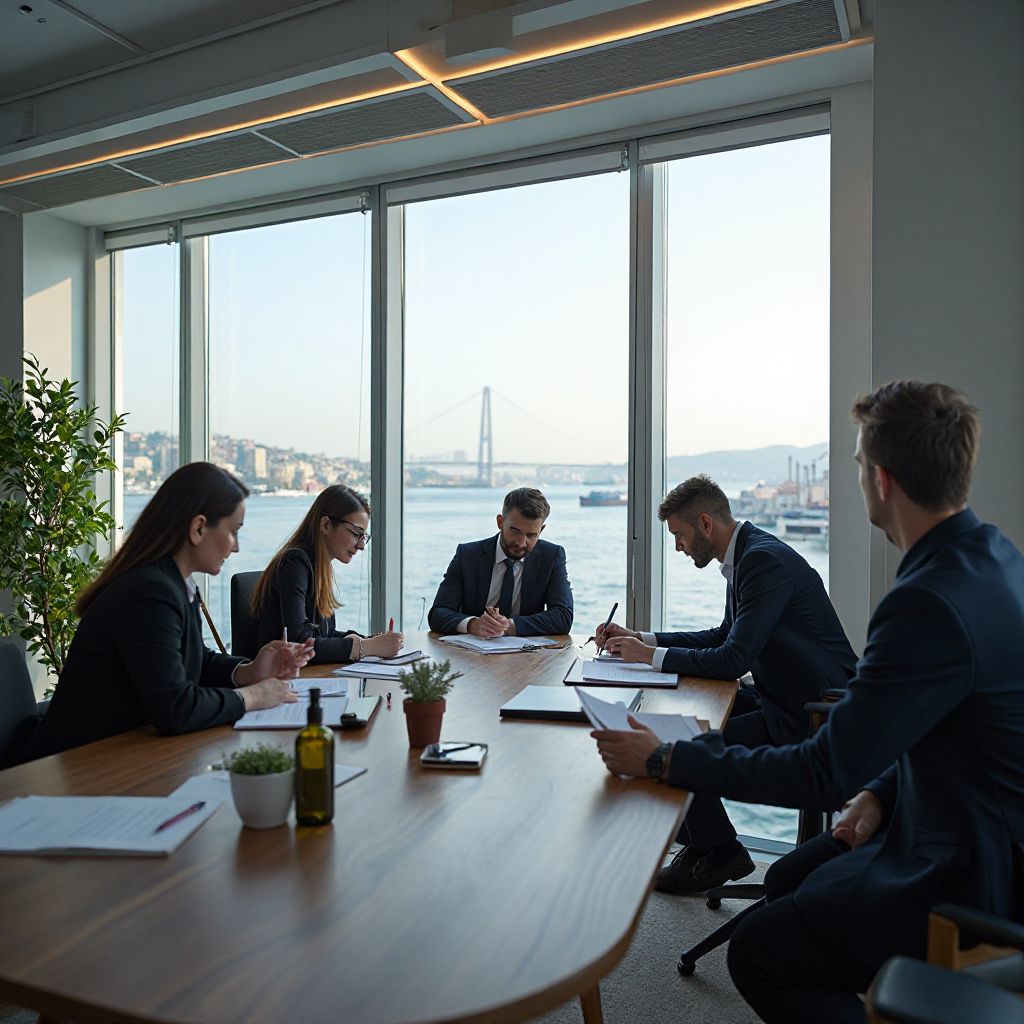 Strategic planning session with business team